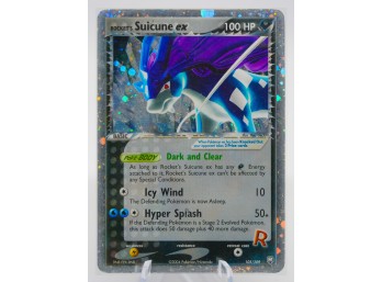 ROCKET'S SUICUNE EX Team Rocket Returns Set Ultra Rare Holographic Pokemon Card!!!