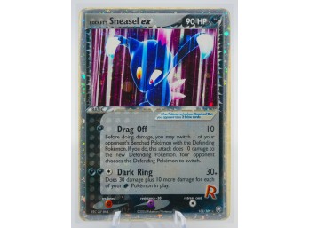 ROCKET'S SNEASEL EX Team Rocket Returns Set Ultra Rare Holographic Pokemon Card!!!