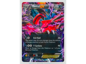 YVELTAL EX XY Black Star Promo Holographic Pokemon Card!!!