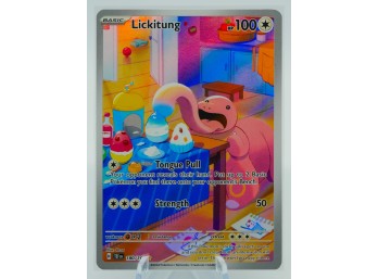 LICKITUNG Temporal Forces Set Full Art ILLUSTRATION RARE Holographic Pokemon Card!!!!