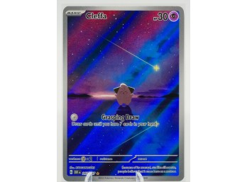 CLEFFA Obsidian Flames Set Full Art ILLUSTRATION RARE Holographic Pokemon Card!!!!