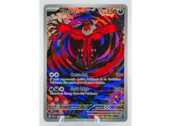 YVELTAL Paradox Rift Set Full Art ILLUSTRATION RARE Holographic Pokemon Card!!!!