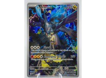 N'S ZEKROM Journey Together Set Full Art ILLUSTRATION RARE Holographic Pokemon Card!!!!