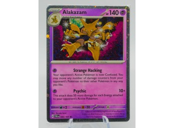 SEALED ALAKAZAM Twilight Masquerade Set Reverse Holographic Pokemon Card!!!