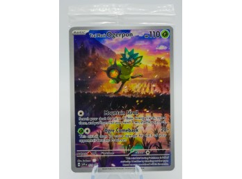 SEALED TEAL MASK OGERPON SV Black Star Promo Full Art ILLUSTRATION RARE Holographic Pokemon Card!!!!