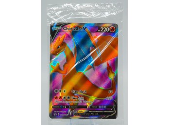 SEALED CHARIZARD V SWSH Black Star Promo Full Art Holographic Pokemon Card!!!!