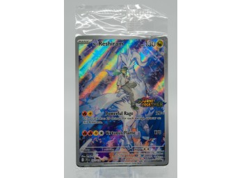 SEALED N'S RESHIRAM *STAMPED* Journey Together Set Full Art ILLUSTRATION RARE Holographic Pokemon Card!!!!