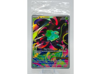 SEALED BULBASAUR Mega Evolution Set *STAMPED* Full Art SECRET RARE Holographic Pokemon Card!!!!