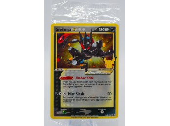 SEALED GRENINJA Gold Star SWSH Black Star Promo Holographic Pokemon Card!!!
