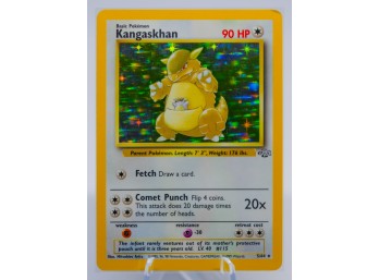 KANGASKHAN Jungle Set Holographic Pokemon Card!!! (2)