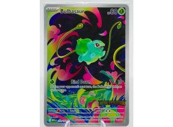 SEALED BULBASAUR Mega Evolution Set *STAMPED* Full Art SECRET RARE Holographic Pokemon Card!!!! (2)