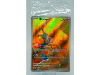 SEALED MIMIKYU SV Black Star Promo Full Art ILLUSTRATION RARE Holographic Pokemon Card!!!! (3)