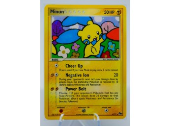 MINUN POP Series 3 Holographic Pokemon Card!!! (4)