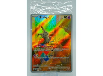 SEALED MIMIKYU SV Black Star Promo Full Art ILLUSTRATION RARE Holographic Pokemon Card!!!! (4)
