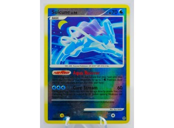 SUICUNE Secret Wonders Set Reverse Holographic Pokemon Card!!!