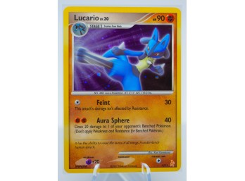 LUCARIO POP Series 5 Holographic Pokemon Card!!!
