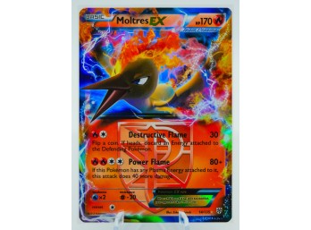 MOLTRES EX Plasma Storm Set Ultra Rare Holographic Pokemon Card!!!