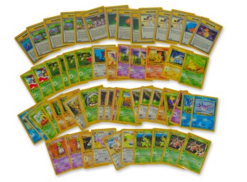 WOW!!! GIANT LOT OF MINT 1ST ED Neo Genesis Set Pokemon Cards INCL STARTERS!!!!!!