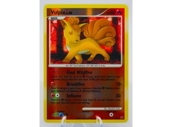 ULTRA RARE VULPIX SHINY SH6 PLATINUM Set Reverse Holographic Pokemon Card!!!