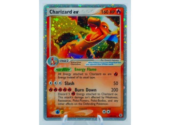 Breathtaking CHARIZARD EX FireRed & LeafGreen Set Ultra Rare FULL HOLOGRAPHIC Pokemon Card!!!