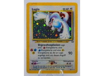 Lovely LUGIA Neo Genesis Set Holographic GERMAN Pokemon Card!!!
