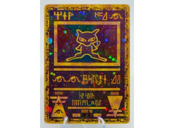 ANCIENT MEW PROMO Full Holographic Pokemon Card!!!