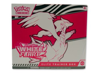 *SEALED* SCARLET & VIOLET WHITE FLARE POKEMON ELITE TRAINER BOX!!!