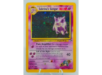 GRAIL!!!! SABRINA'S GENGAR Gym Heroes Set Holographic Pokemon Card!!!