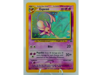 Breathtaking ESPEON Neo Discovery Set Holographic Pokemon Card!!!