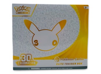 WOW!!!! *SEALED* CELEBRATIONS 30TH ANNIVERSARY POKEMON CENTER ELITE TRAINER BOX!!!