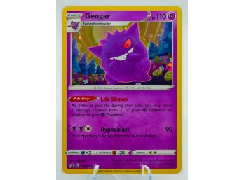 VERY RARE GENGAR SWSH Black Star Promo Holographic Pokemon Card!!!