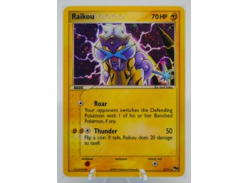 RAIKOU POP Series 2 Holographic Pokemon Card!!!