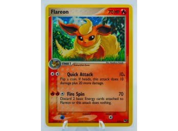 FLAREON POP Series 3 Holographic Pokemon Card!!!