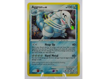 AGGRON Mysterious Treasures Set Holographic Pokemon Card!!!