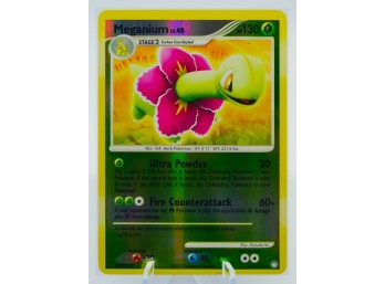 MEGANIUM Mysterious Treasures Set Reverse Holographic Pokemon Card!!!
