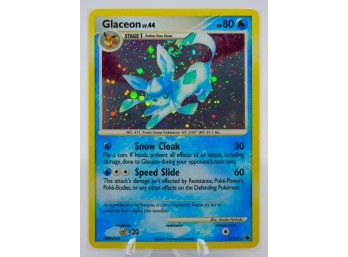 GLACEON Majestic Dawn Set Holographic Pokemon Card!!!
