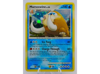 MAMOSWINE Legends Awakened Set Holographic Pokemon Card!!!