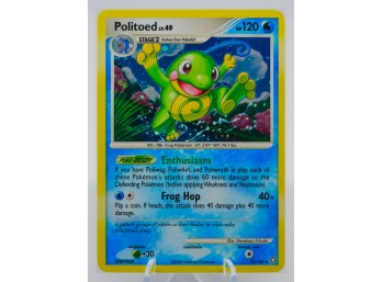 POLITOED Legends Awakened Set Holographic Pokemon Card!!!