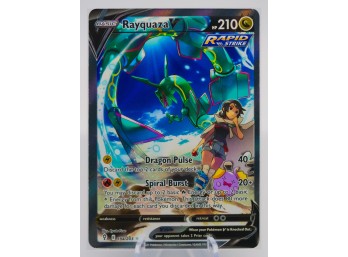 RAYQUAZA V Evolving Skies Set FULL ALT ART ULTRA RARE Holographic Pokemon Card!!!!