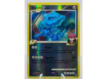 STEELIX GL Rising Rivals Set Reverse Holographic Pokemon Card!!!