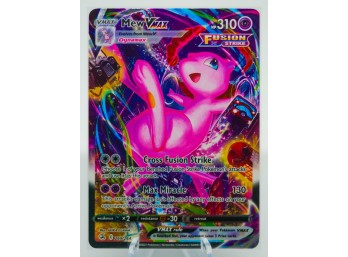 MEW VMAX Fusion Strike Set Full Art ALT ART Holographic Pokemon Card!!!!