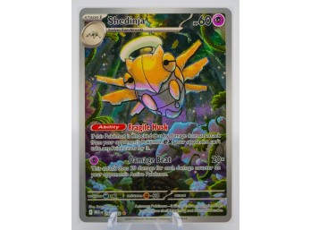 SHEDINJA Mega Evolution Set Full Art ILLUSTRATION RARE Holographic Pokemon Card!!!!