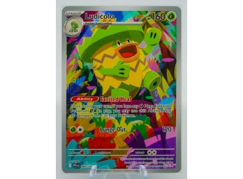 LUDICOLO Phantasmal Flames Set Full Art ILLUSTRATION RARE Holographic Pokemon Card!!!!