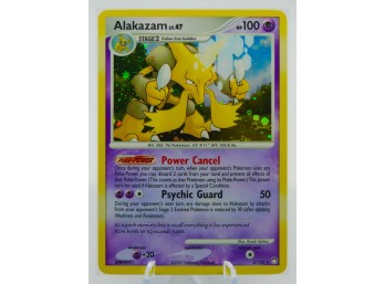 ALAKAZAM Mysterious Treasures Set Holographic Pokemon Card!!!