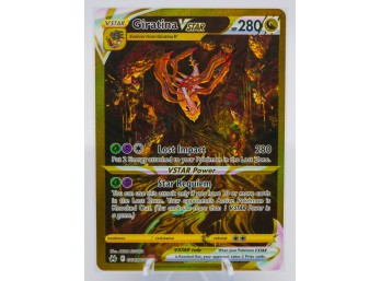 GIRATINA VSTAR Crown Zenith Set Full Art GALARIAN GALLERY Holographic Pokemon Card!!!!