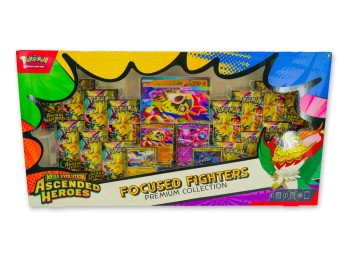 *SEALED* MEGA EVOLUTION ASCENDED HEROES FOCUSED FIGHTERS POKEMON PREMIUM COLLECTION!!!
