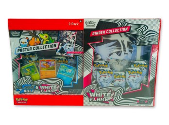 *SEALED* SCARLET & VIOLET BLACK BOLT & WHITE FLARE POKEMON COLLECTION BOX 2-PACK!!!