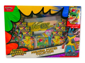 *SEALED* MEGA EVOLUTION ASCENDED HEROES POKEMON PREMIUM POSTER COLLECTION!!!