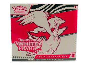 *SEALED* SCARLET & VIOLET WHITE FLARE POKEMON ELITE TRAINER BOX!!!