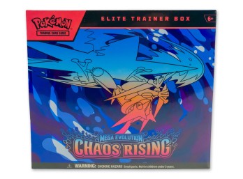 *SEALED* MEGA EVOLUTION CHAOS RISING POKEMON ELITE TRAINER BOX!!!